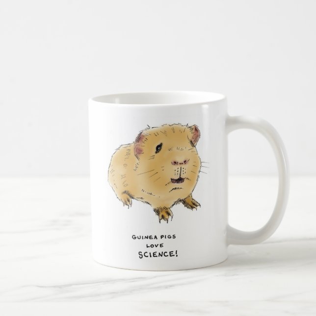 Meerschweinchen-Lappalien Kaffeetasse (Rechts)