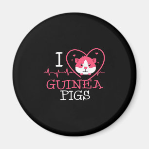 Meerschweinchen Liebe Nagetier Herzschlag Meersc Magnet