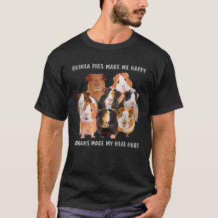 Meerschweinchen machen mich glücklich Menschen mac T-Shirt
