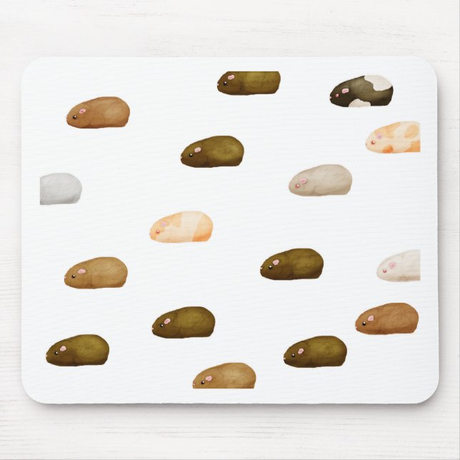 Meerschweinchen Mousepad (Vorne)