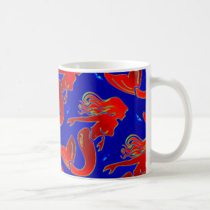 Meerschweinchen-Muster des roten Buttons Kaffeetasse