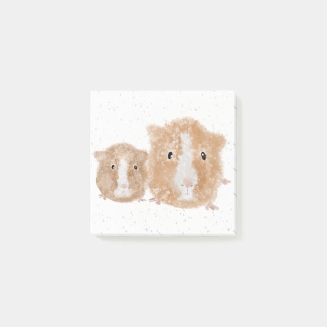 Meerschweinchen-Post-it-Notizen Post-it Klebezettel (Vorderseite)