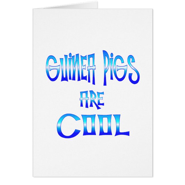 Meerschweinchen sind cool (Vorne)