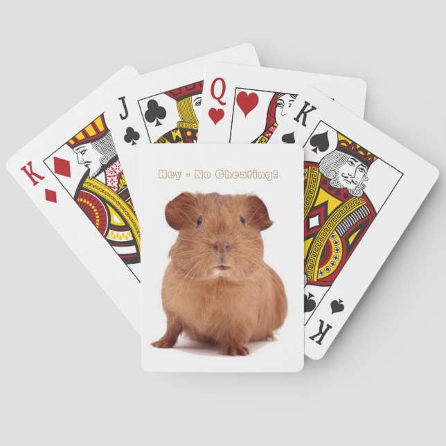 Meerschweinchen-Spielkarten Spielkarten (Rückseite)