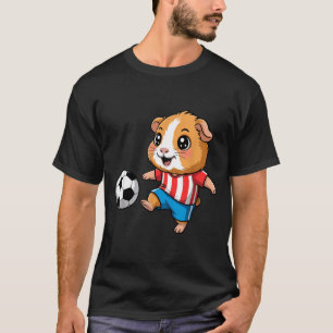 Meerschweinchen spielt Fußball T-Shirt süßes Meers