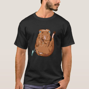 Meerschweinchen und Musik Süße Meerschweinchen Mus T-Shirt