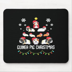 Meerschweinchen-Weihnachtsbaum Lustiger Meerschw Mousepad