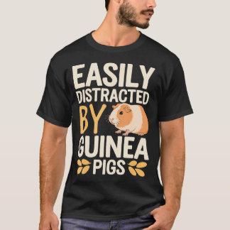 Meerschweinchen-Witze Leicht Ablenkbar Durch Meers T-Shirt