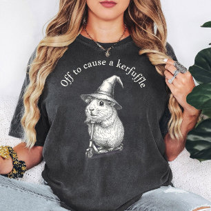 Meerschweinchen-Zauberer-Scooter-Tumult Lustige He T-Shirt