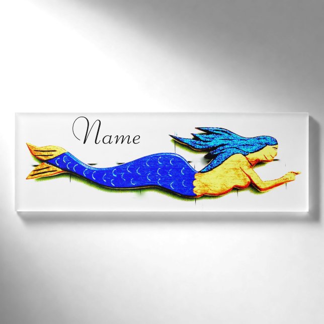 Meerschweinenrampe Namenschild (Vorderseite)
