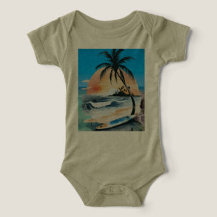 MeersonneShine & Palme am Strand