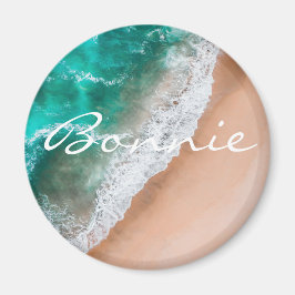 Meerwasser am Meer Sand tropischen Sommer Magnet