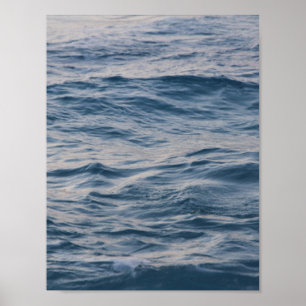 Meerwasser Nahaufnahme Poster
