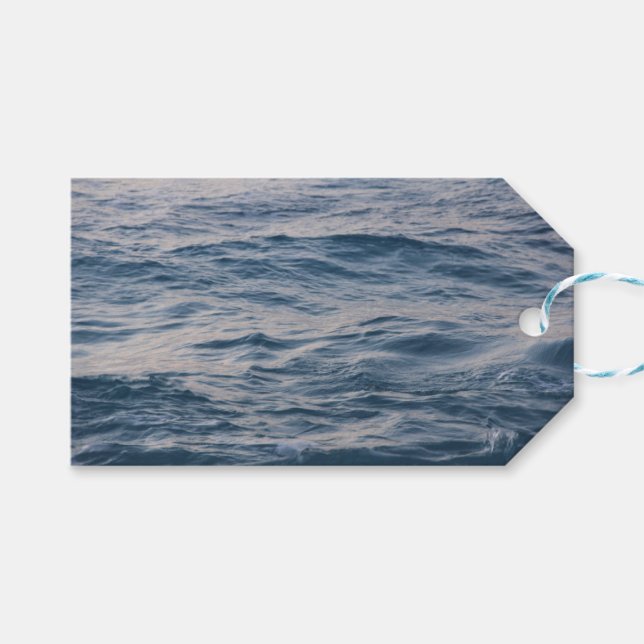 Meerwasser-Nahposter Geschenkanhänger (Vorderseite (Horizontal))