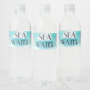 Meerwasser-Party-Etiketten