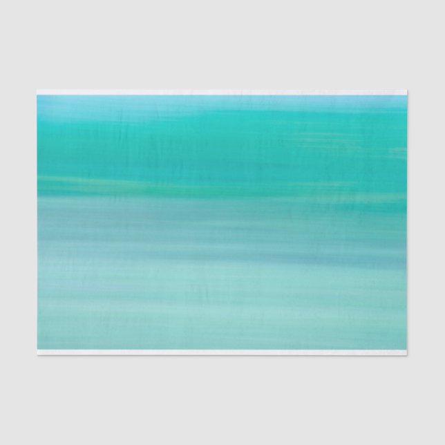Meerwasser von Aquamarine Seidenpapier (Vorderseite)