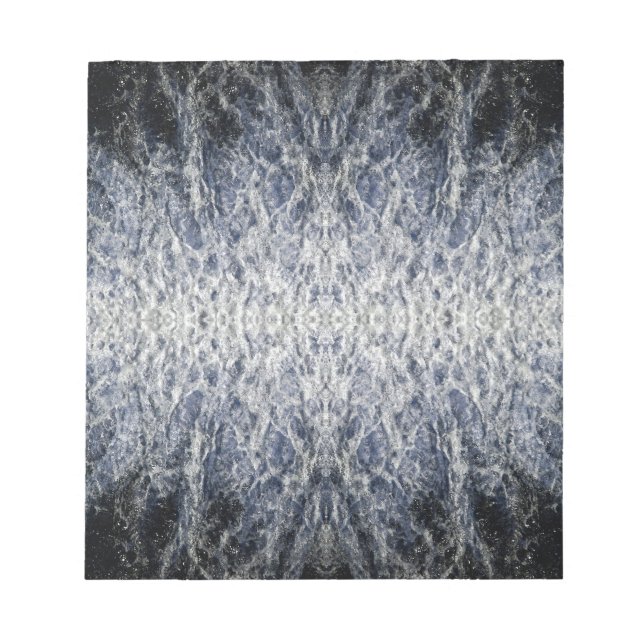 Meerwassermuster Notizblock (Vorderseite)