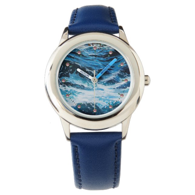 MEERWELLEN ARMBANDUHR (Vorderseite)