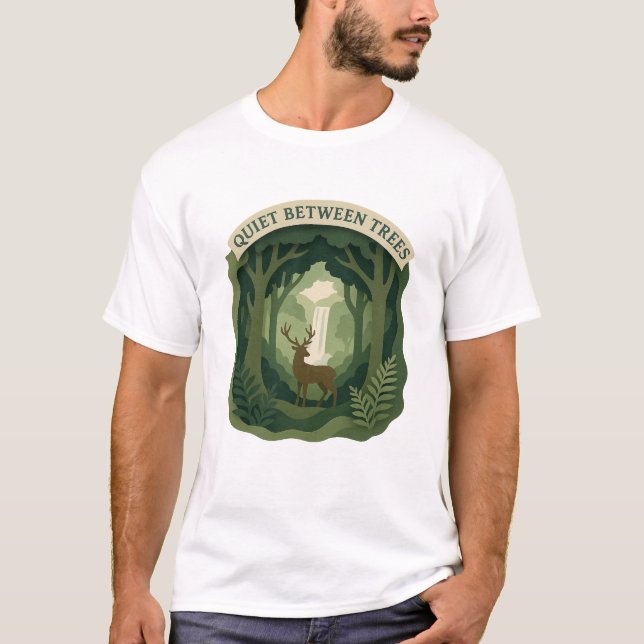 Meet Between Trees Forest Arch T-Shirt (Vorderseite)