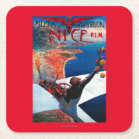 Meeting D' Aviation in Nizza, Frankreich Poster