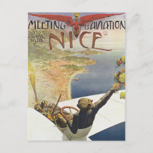 Meeting d'Aviation Nice Postkarte