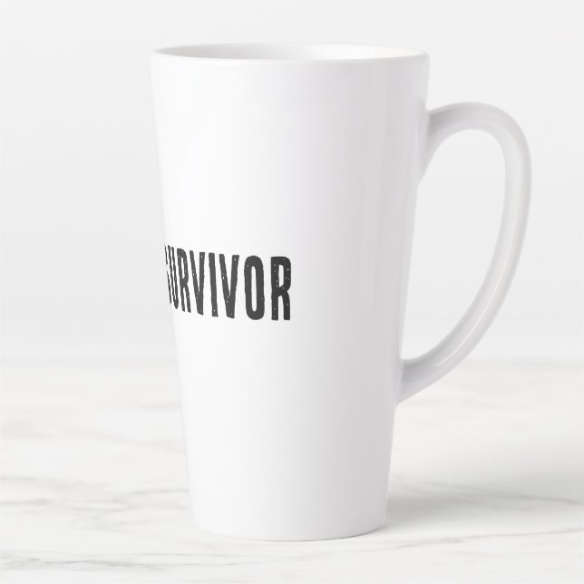 Meeting Survivor - Meme hoodie Milchtasse (Rechts)