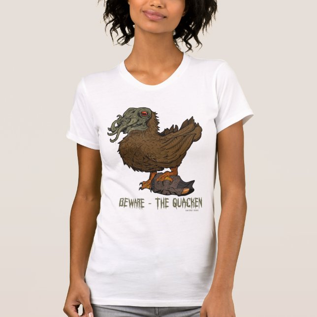 Méfiez-vous du T-shirt Quacken Ladies Jersey (Devant)