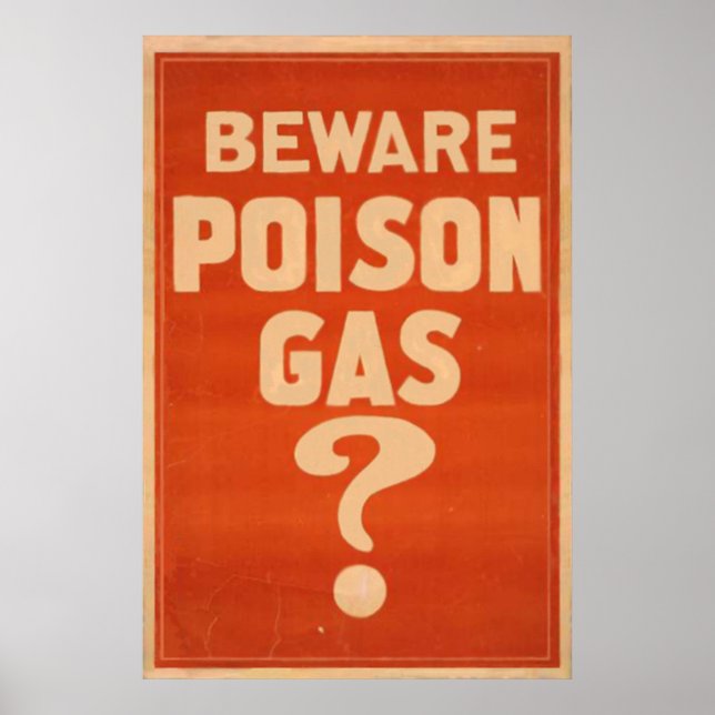 Méfiez-vous Poison Gas ww! poster (Devant)