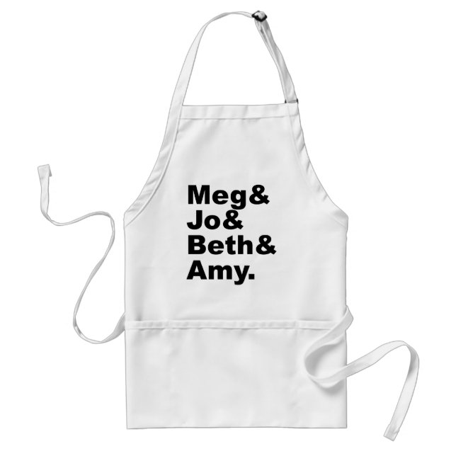 Meg & Jo & Beth & Amy | Little Women Literature Schürze (Vorne)