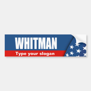 MEG WHITMAN AUTOAUFKLEBER