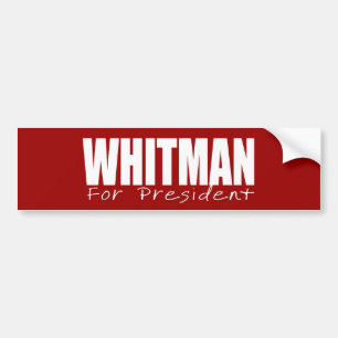 MEG WHITMAN AUTOAUFKLEBER