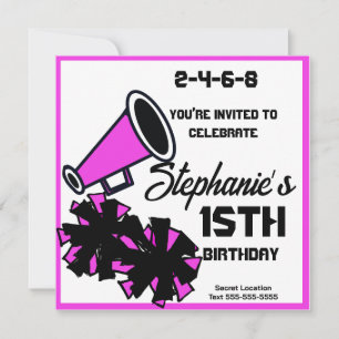 Mega Cheer Invitation : #3