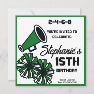 Mega Cheer Invitation : #8 Invitation