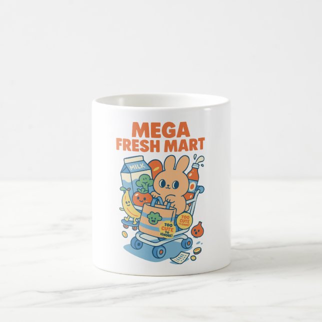 Mega Fresh Mart Kaffeetasse (Mittel)