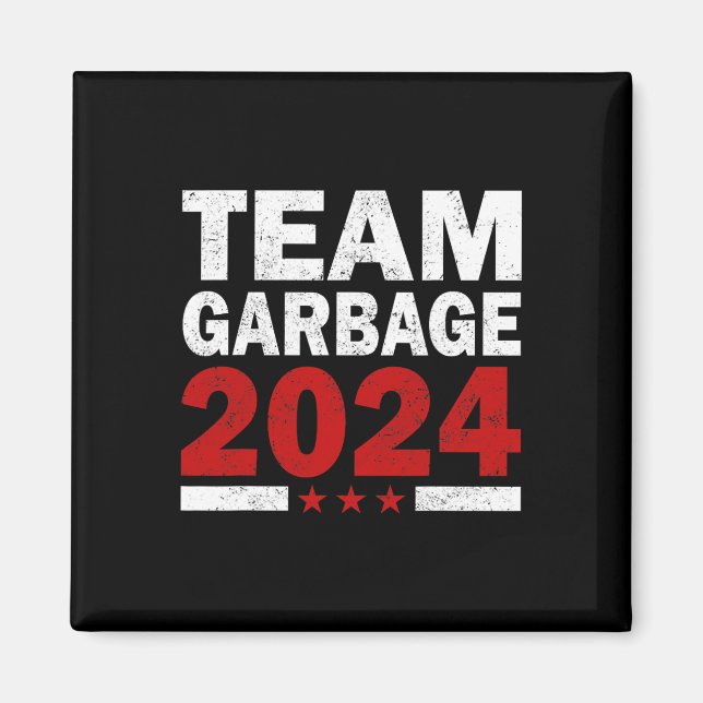 Mega Garbage Proud Trump Unterstützer Magnet (Vorne)