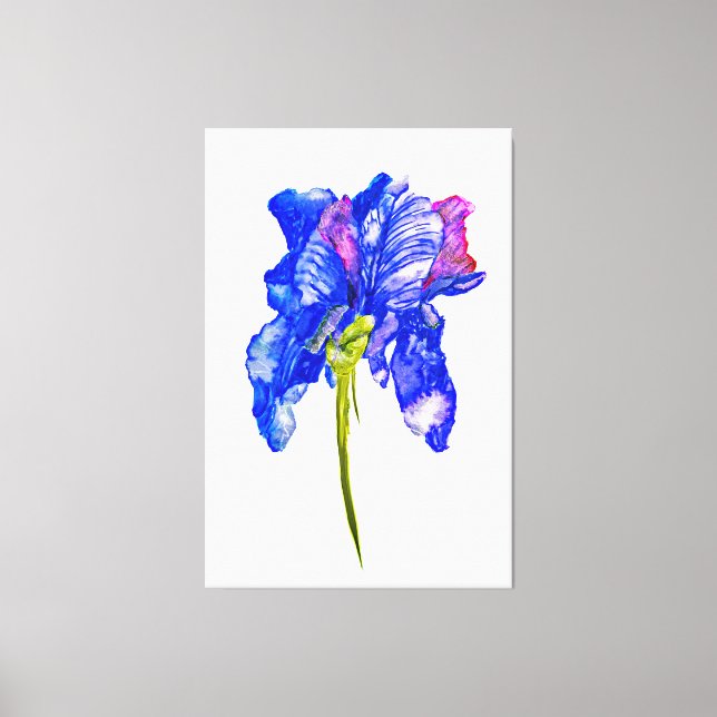 Mega Iris Leinwanddruck (Vorderseite)