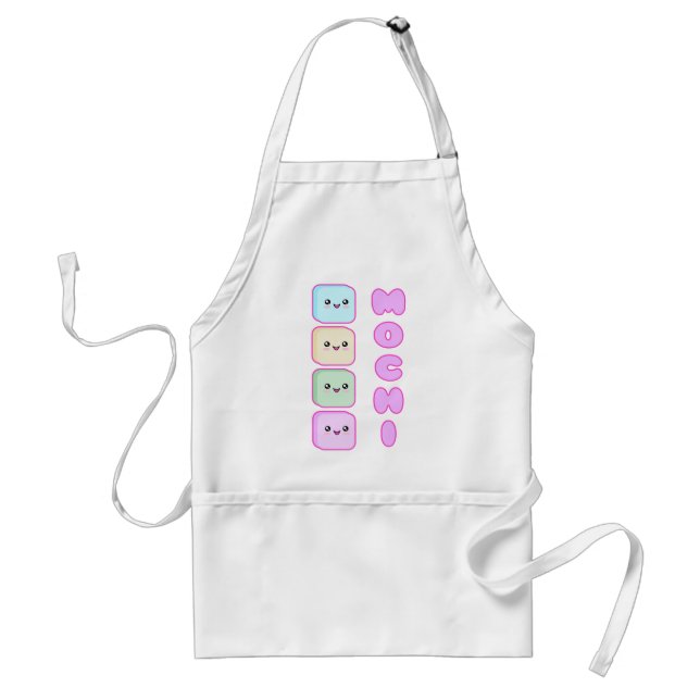 Mega- Kawaii Mochi backt Schürze zusammen (Vorne)