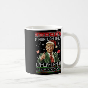 Mega La La La Christmas Santa Trump Ugly Sweater X Kaffeetasse