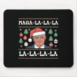 Mega La La La Donald Trump Potus 47 Hässliches Wei Mousepad