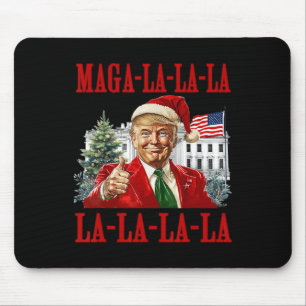Mega La La La Donald Trump Potus 47 Ugly Weihnacht Mousepad