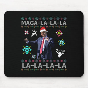 Mega La La La Donald Trump Präsident 47 Tanz Hässl Mousepad