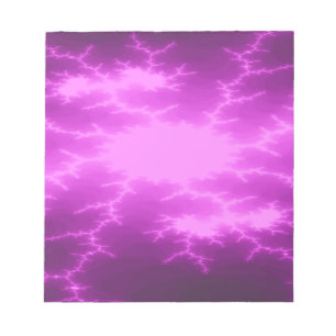 Mega Lightning Fraktal Notepad Notizblock