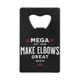 MEGA machen Elbows wieder groß Kanada Elbows UP! Geldbeutel Flaschenöffner