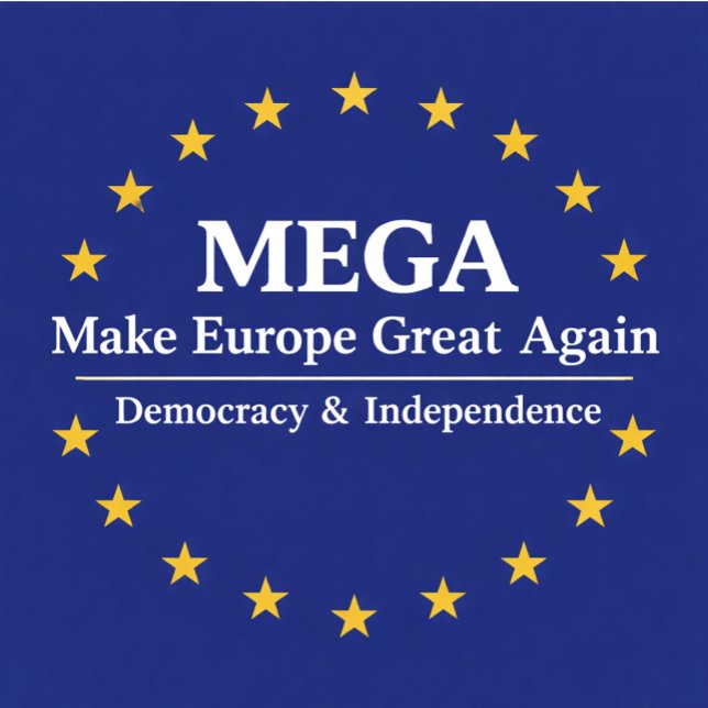 MEGA, Make Europe Great Again, democracy, independ Truckerkappe (Von Creator hochgeladen)
