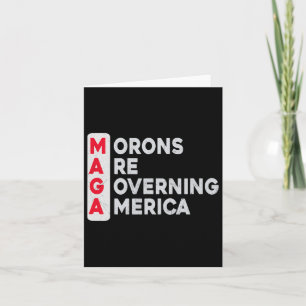Mega Morons regieren Amerika lustig gegen Trump Karte
