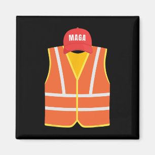 Mega-Müllsammler-Weste für Trump-Wahltag Magnet