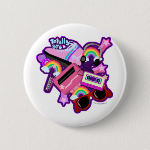 Mega Neon 80er Design Button