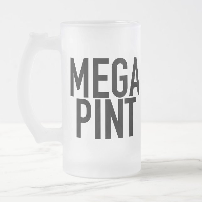 MEGA PINT Beer Tasse Glass Beer Vatertag (Links)