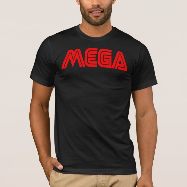 MEGA- Shirt (rot) (Vorderseite)