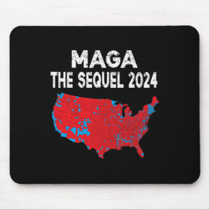 Mega The Sequel Präsident Trump 2024 Wahlplan Mousepad